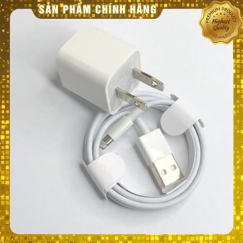 [ BH 1 Đổi 1 ] Bộ Củ ,Cáp Iphone, Dây Sạc Cốc Sạc Iphone Chính Hãng Không Nóng Máy Dành Cho Dòng Ip 5/6/6s/7/8/X/Xsmax