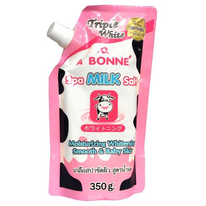 Muối tắm sữa bò tẩy tế bào chết A Bonne Spa Milk Salt 350g Thái Lan