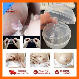 Bộ 2 núm trợ ty Silicon siêu mềm cho mẹ, Trợ ti cho bẹ và bé