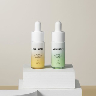 Combo Dưỡng Trắng Da Varihope AHA BHA PHA Serum & Varihope Vitamin C Ampoule