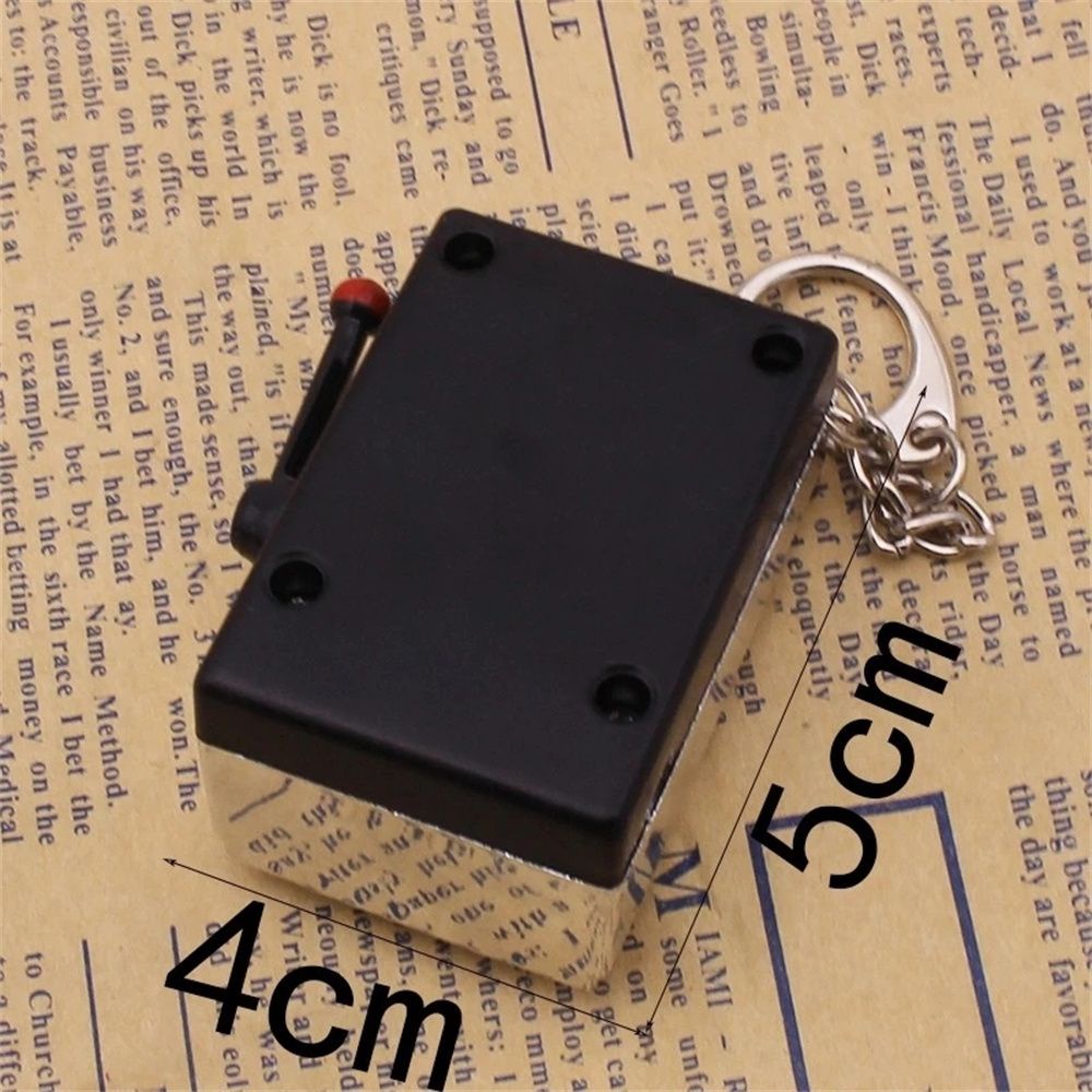 Móc khóa nhựa mini hình trái cây vui nhộn giảm căng thẳng