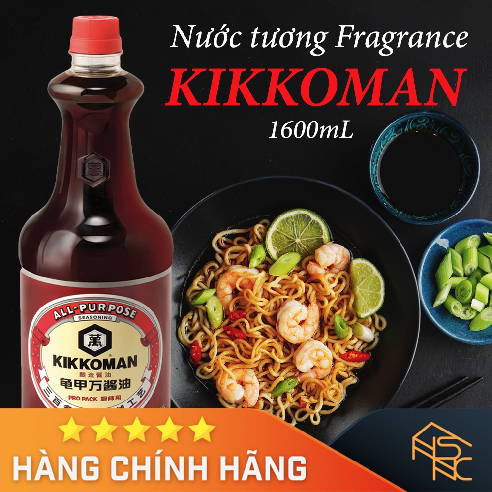 Nước tương hiệu Kikkoman 1.6L (Propack - Soy Sauce)