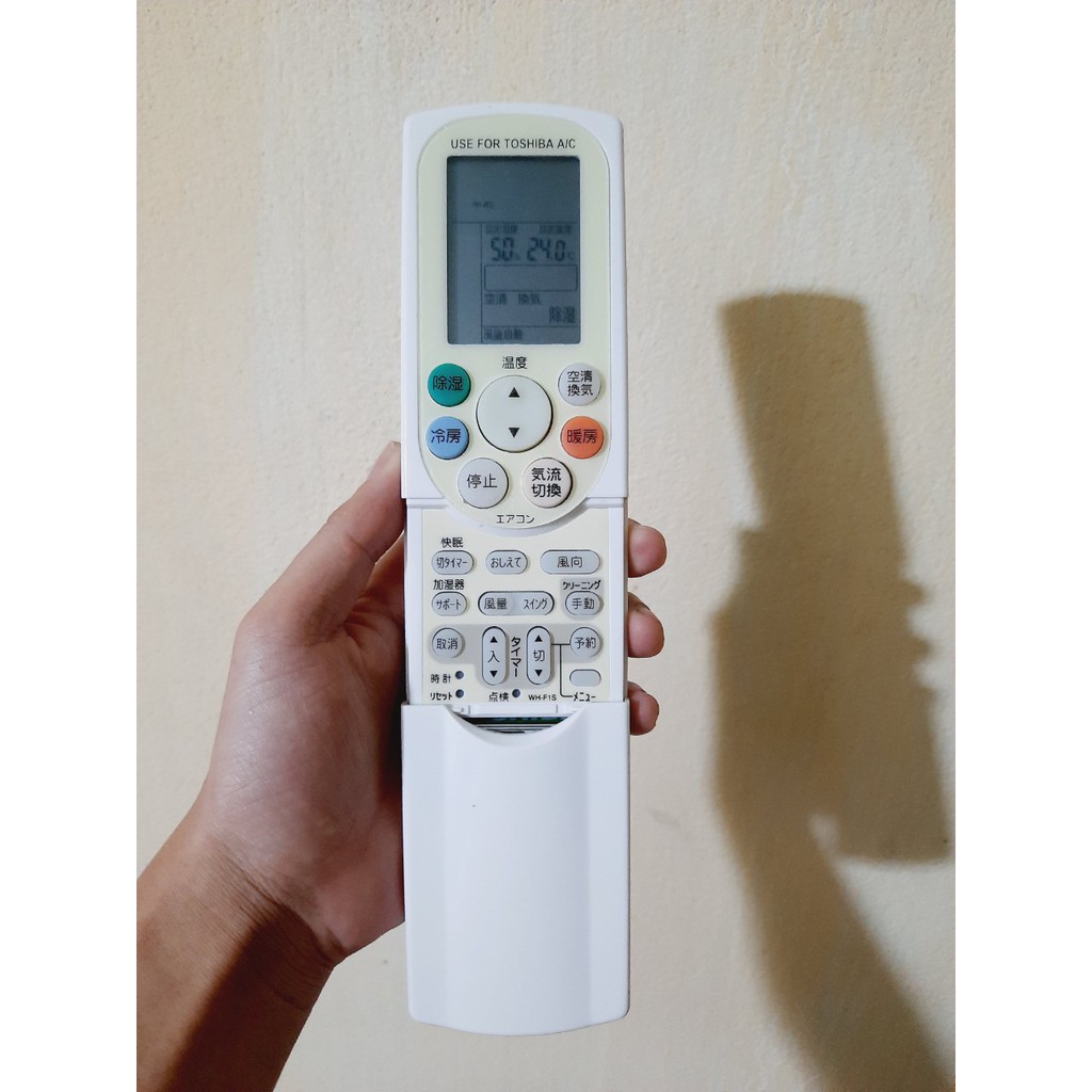 Remote Điều khiển điều hòa Toshiba hàng nội địa, nhật bãi- Hàng tốt mới 100% Tặng kèm Pin!!!