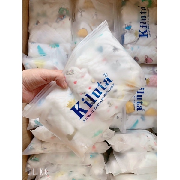 Set 5 khăn sữa eden mềm mại Kiluta cho bé