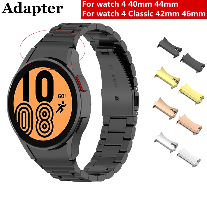 Set 2 Đầu Nối Kim Loại 20mm Cho Đồng Hồ Samsung Galaxy Watch 4 40mm 44mm / 4 Classic 42mm 46mm