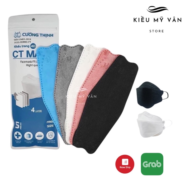 Khẩu Trang KF94 4D Cường Thịnh, 4D Vinapro ,Túi 10 chiếc