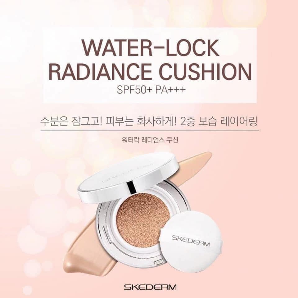 Phấn nước Skederm Water-Lock Radiance Cushion (hàng chính hãng, fake đền gấp 10 lần) | BigBuy360 - bigbuy360.vn