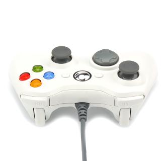 Wired Controller Gamepad Wired Dual-vibration Dual-Rocker USB Computer Game Controller with LED Indicator Support