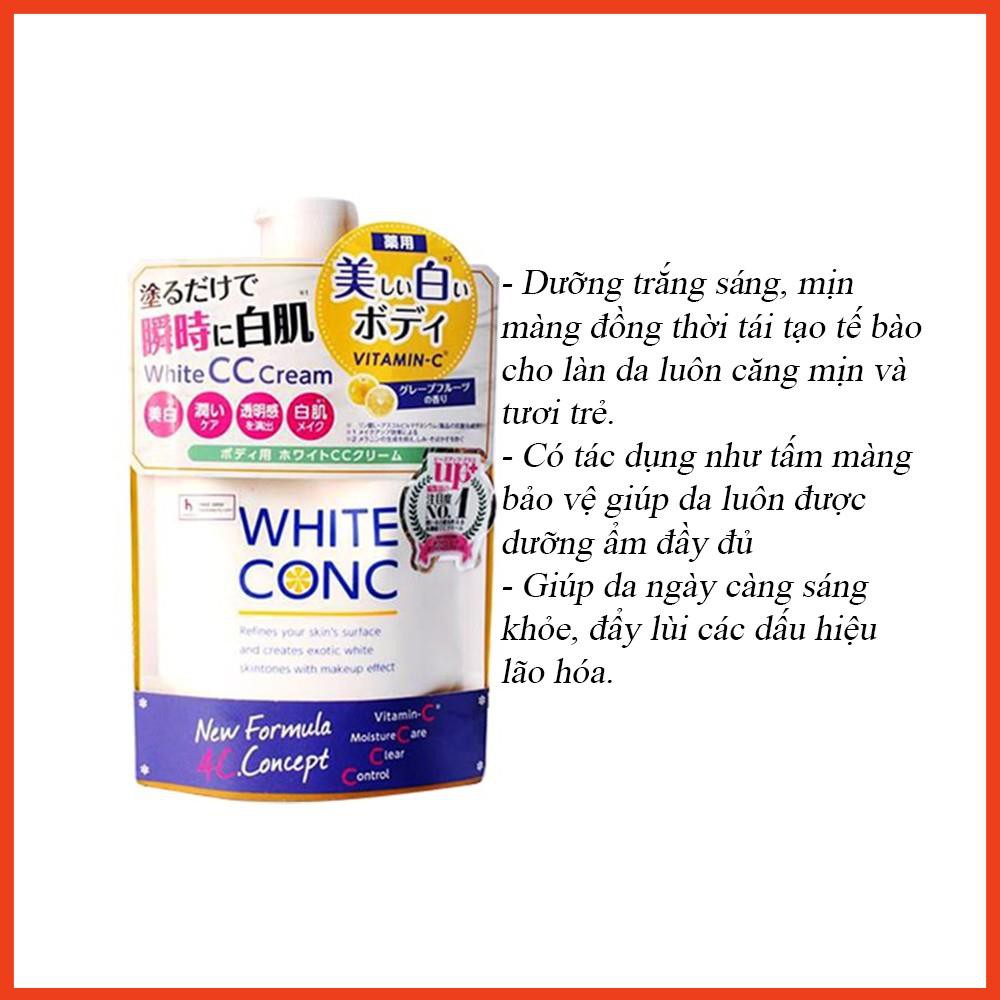 Sữa dưỡng thể body CC Cream Vitamin C White Conic | Nội Địa Nhật Bản