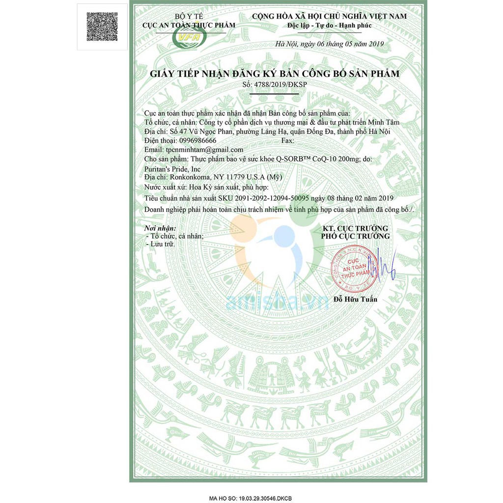 Viên Uống Q-SORB CoQ-10 200mg - 100mg Hỗ Trợ Tim Mạch Puritan's Pride | Thế Giới Skin Care