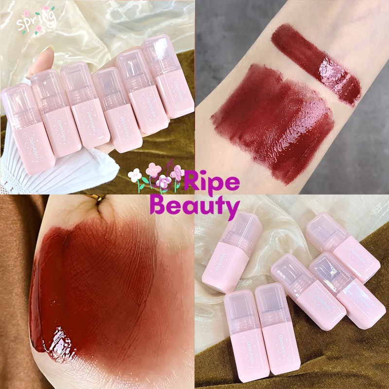 Son Bóng Daimanpu Vỏ Hồng Nắp Trong Cute Chính Hãng Hàng Nội Địa Trung