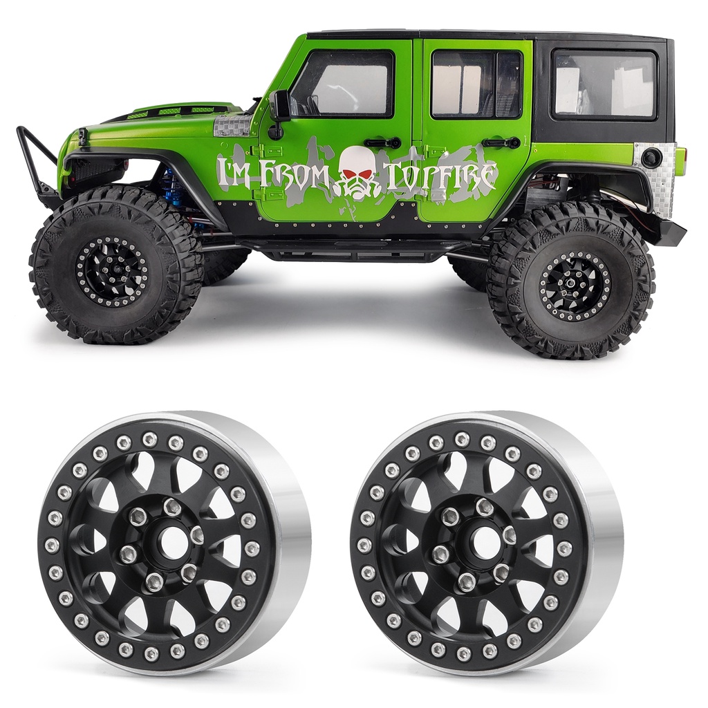 Mâm Bánh Xe 1.9inch Bằng Hợp Kim Nhôm Cho Xe Điều Khiển Từ Xa Axial SCX10 90046 Tỉ Lệ 1/10