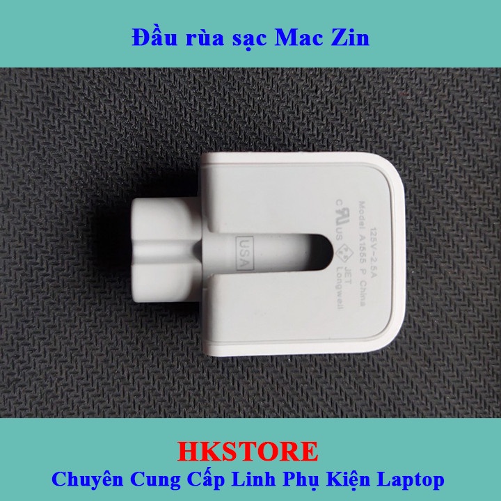 Đầu Rùa Cắm Sạc Phích Cắm Cho Mac Ipad Chuẩn US Gập Tiện Dụng New zin 100%