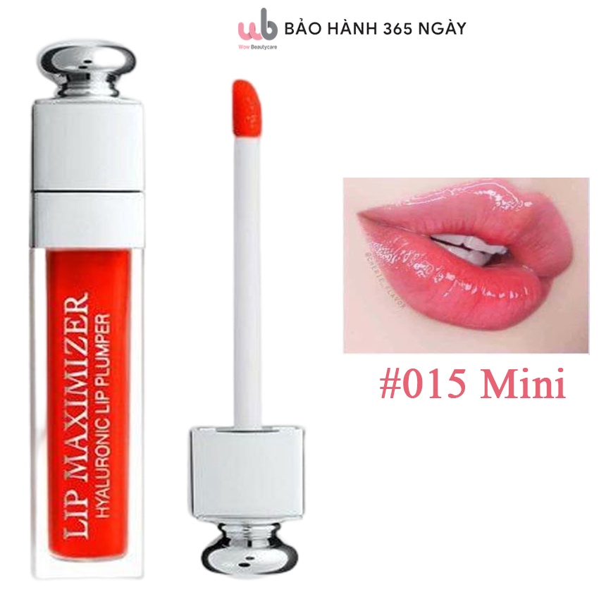 Son Dưỡng Dior Mini 015 Addict Lip Maximizer 2ml [Chính Hãng],Màu Đỏ Cherry,Siêu Yêu,Độ Bóng Nhẹ,Mùi Thơm Ngọt Ngào.