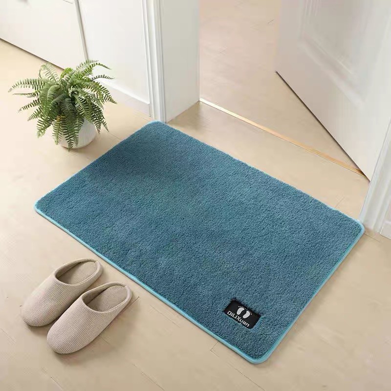 Thảm lau chân len mịn thấm hút tốt chống trơn trượt thảm nhà tắm thảm phòng khách kiểu dáng hiện đại sang trọng