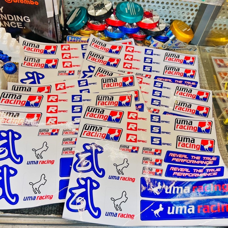 Tem Decal set sticker Uma Racing