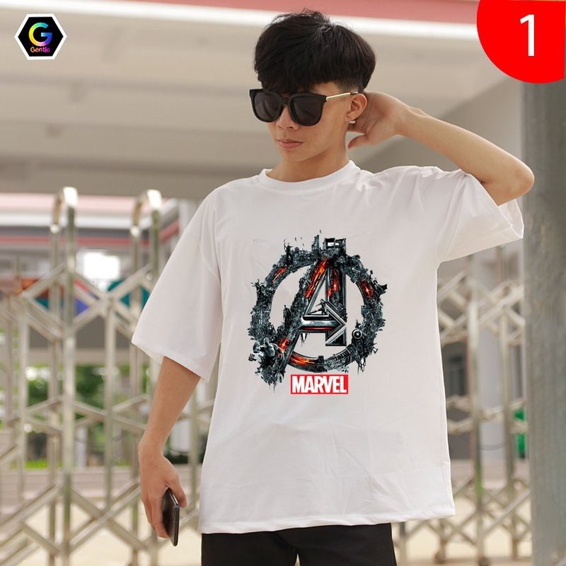 Áo Thun Nam Tay Ngắn In Hình Avenger Marvel | BigBuy360 - bigbuy360.vn