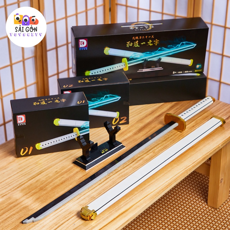 Đồ Chơi Lắp Ráp Mô Hình Thanh Kiếm KATANA Wado Ichimonj Dạ Quang Của Zoro Trong Đảo Hải Tặc DK1509 Với 806 PCS