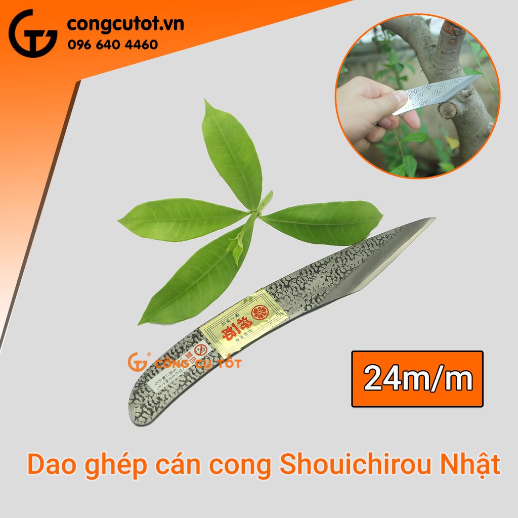 Dao ghép cán cong 24m/m SHOUICHIROU K-140 Nhật Bản