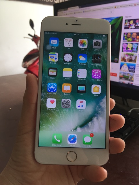 Điện thoại iPhone 6 plus Q.tế mất vân tay zin chính hãng