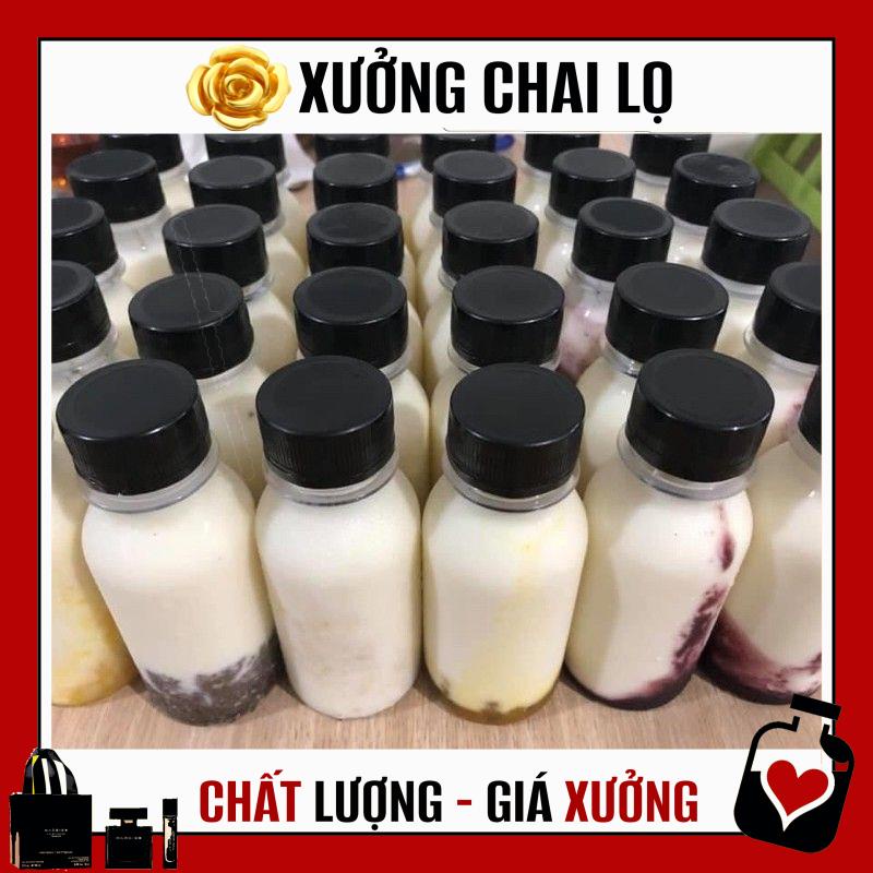 [TOP GIÁ RẺ] Chai nhựa pet đựng mỹ phẩm, trà sữa, nước ép , sữa chua 100ml