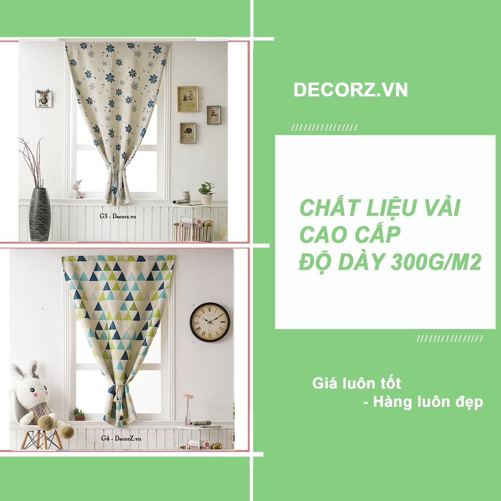 Rèm Cửa Sổ ❤️FREESHIP❤️ dán tường Họa Tiết sang trọng Màn cửa sổ chống nắng mẫu mới