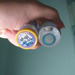 lens hàn xách tay blue - gray
