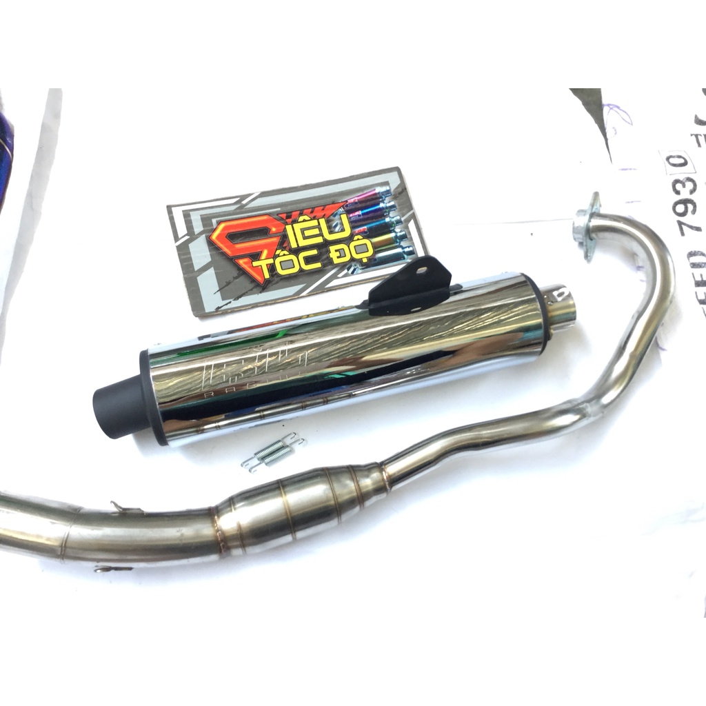 Pô Tăng CBR ĐẦU inox 304 FULL CỔ BẦU HƠI INOX GẮN NHIỀU LOẠI XE