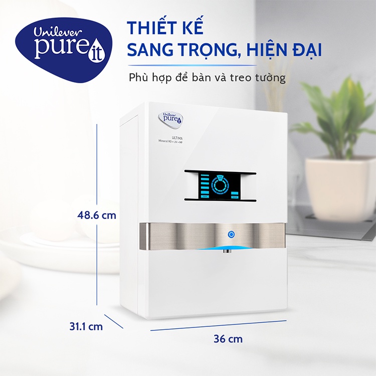 [Miễn Phí Lắp Đặt] Máy Lọc Nước Unilever Pureit White - Bảo Hành 12 Tháng