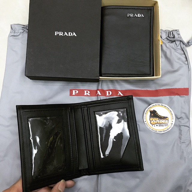 [ĐỘC QUYỀN] Ví da PRADA da xịn siêu bền Đông Anh