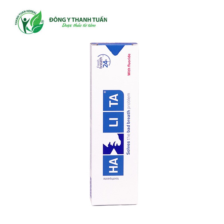 Kem đánh răng hỗ trợ điều trị hôi miệng Halita 75ml - Nhập khẩu chính hãng từ Tây Ban Nha