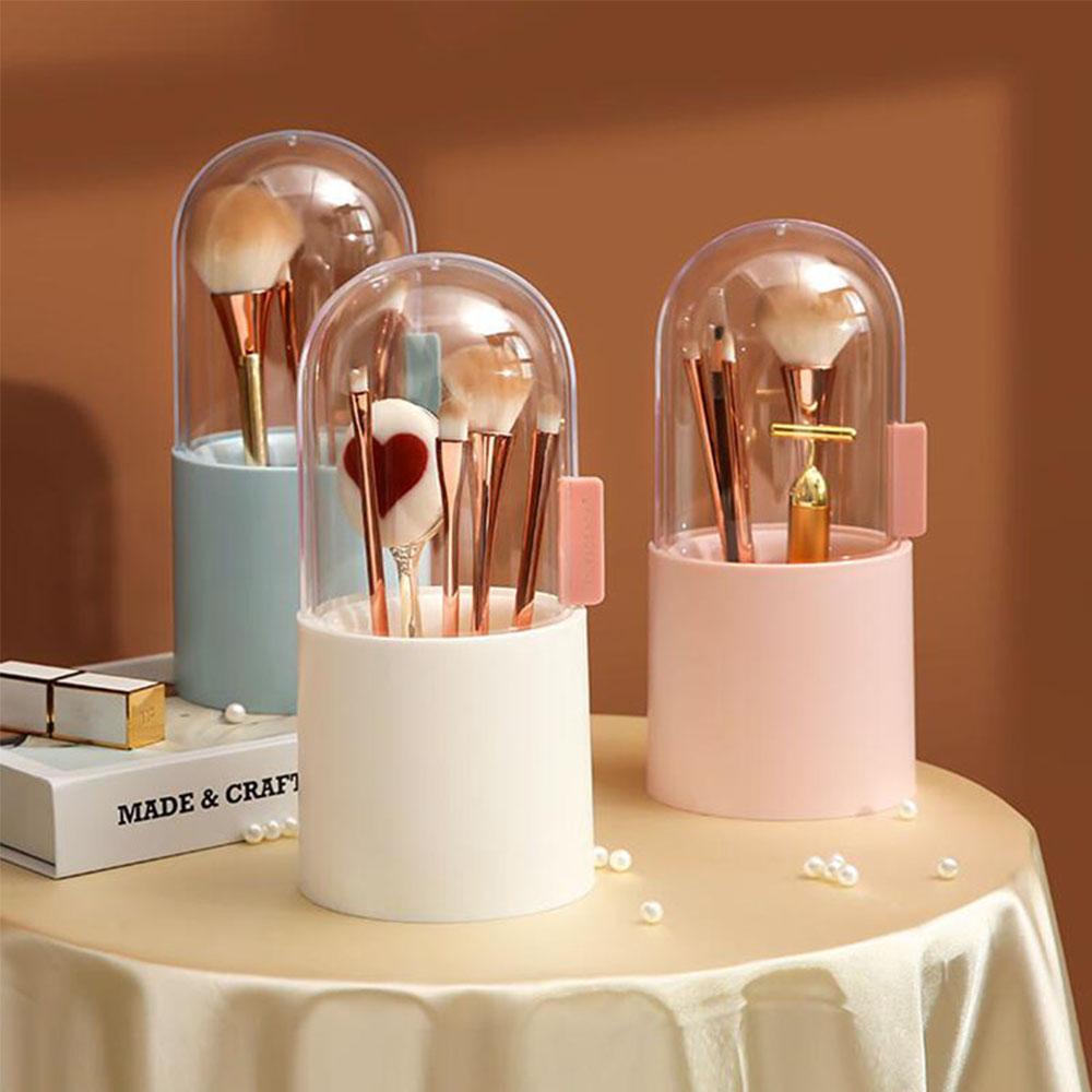 Hộp Đựng Cọ Trang Điểm Có Nắp Trượt Chống Nước Chống Bụi