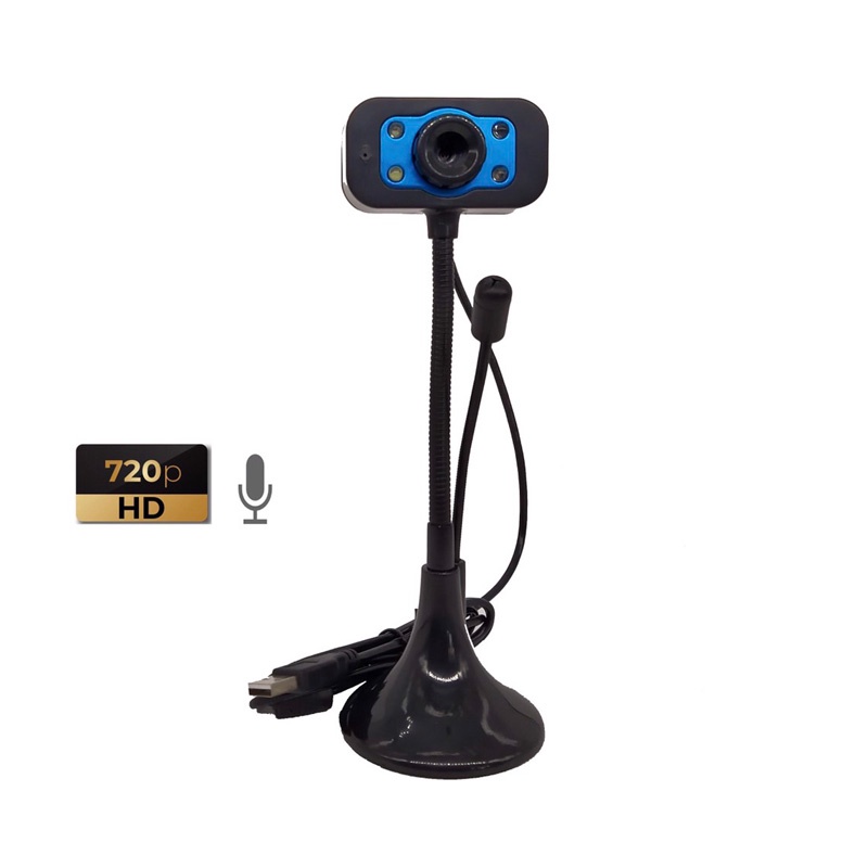 (Bảo hành 06 tháng)Webcam Chân Cao có mic dùng cho máy tính có tích hợp mic và đèn Led trợ sáng giúp học online,hợp nhóm