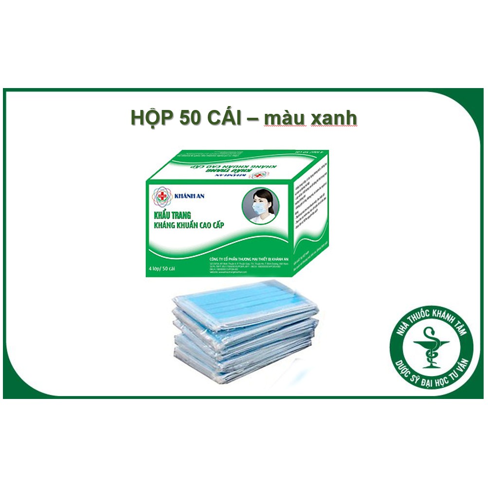 Khẩu trang y tế Khánh An 4 lớp - Khẩu trang y tế kháng khuẩn, khẩu trang than hoạt tính, khẩu trang trẻ em kids family