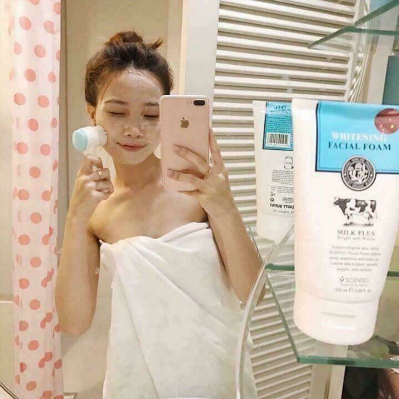 MÁY RỬA MẶT MASSAGE 2 ĐẦU 3D SILICON MỀM MẠI HÀN QUỐC&lt;br&gt;