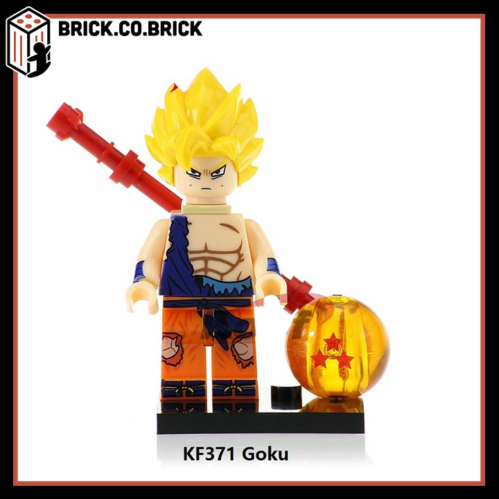 Lego Dragon Ball Đồ chơi lắp ráp minifigure và non lego nhân vật trong anime Bảy viên ngọc rồng KF6030