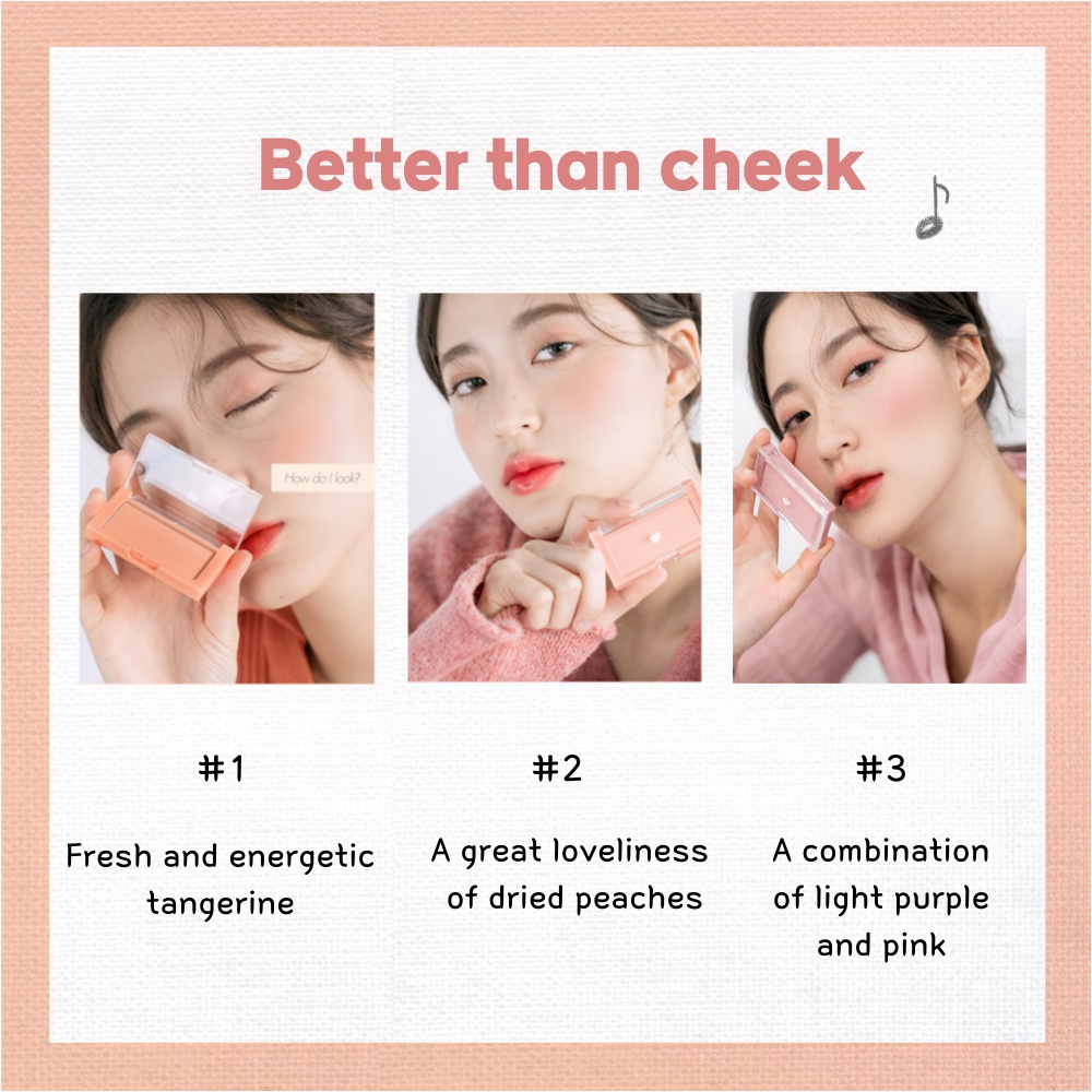 ROMAND  Phấn má hồng 7 loại tùy chọn phong cách La Mã Hàn Quốc / roman / má hồng / màu hồng /rom / màu hồng