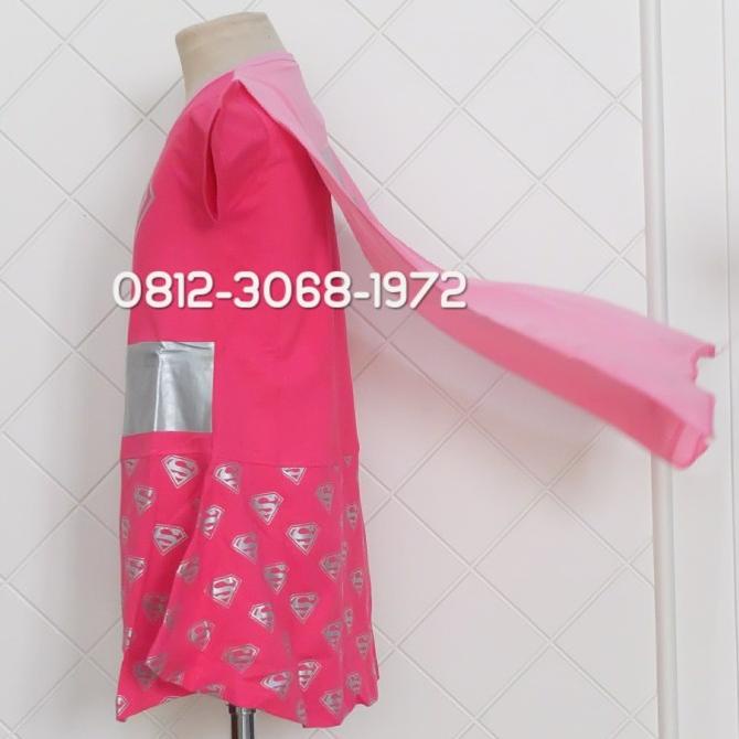 Nhân Vật Siêu Anh Hùng Có Cánh Màu Hồng Bạc Cho Bé Gái