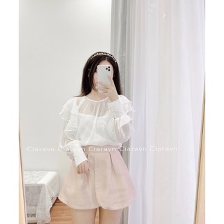 Chân váy tafta vạt (đen/trắng/hồng)