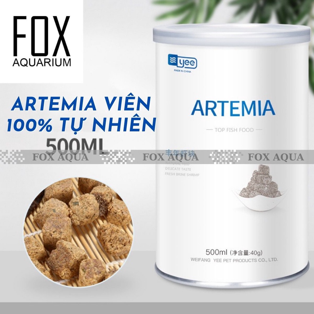 Thức ăn cao cấp Artemia dạng viên hộp 40Gr