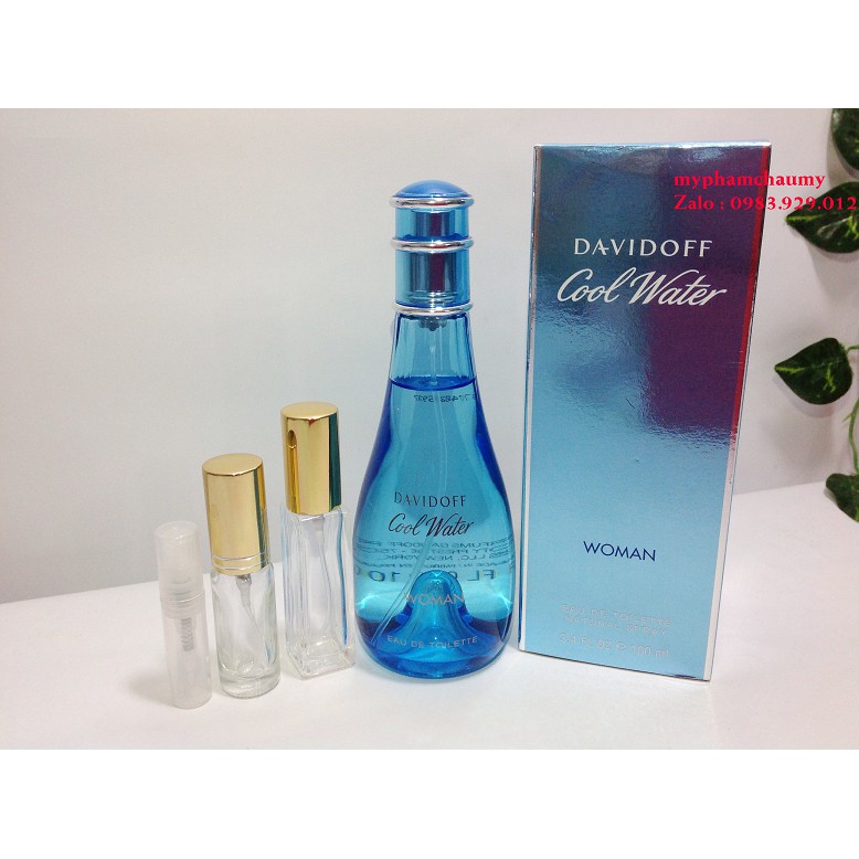 [ Mẫu thử ]Nước hoa Davidoff Cool Water 2,5,10ml