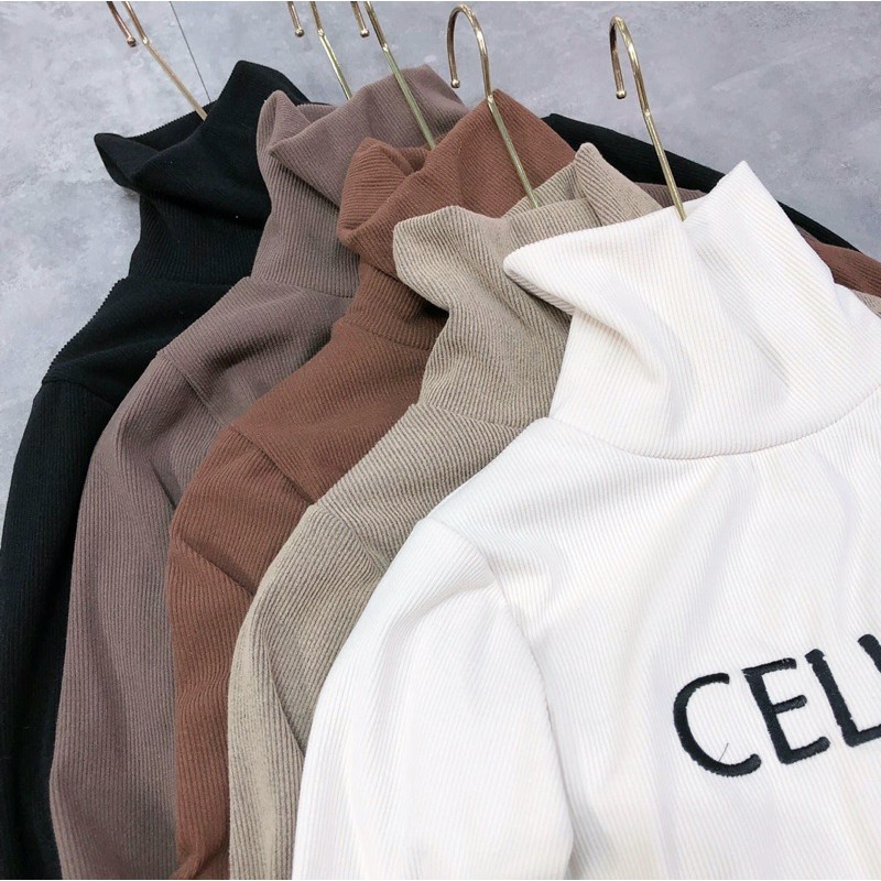 ÁO LEN TĂM THÊU CHỮ