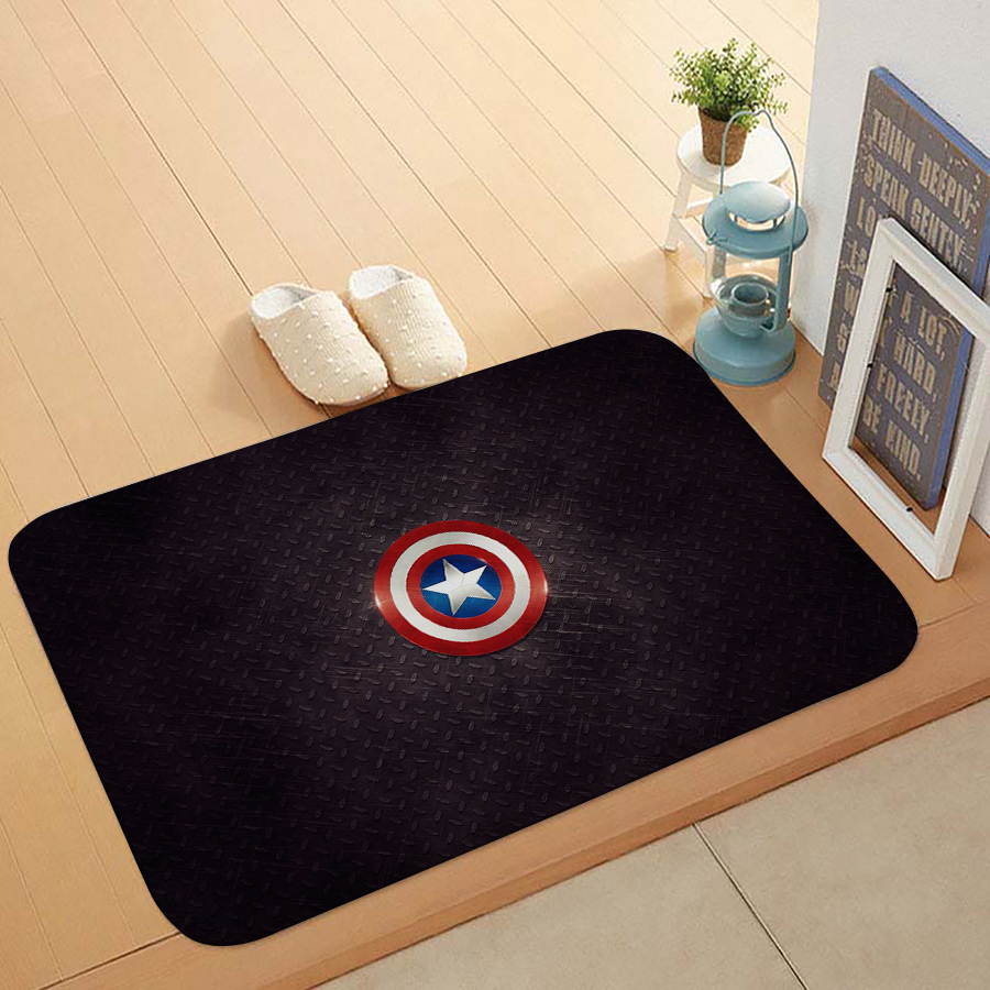 MARVEL thảm lót sàn Chống Trượt In Hình Logo Averngers 40x60cm / 50x80cm