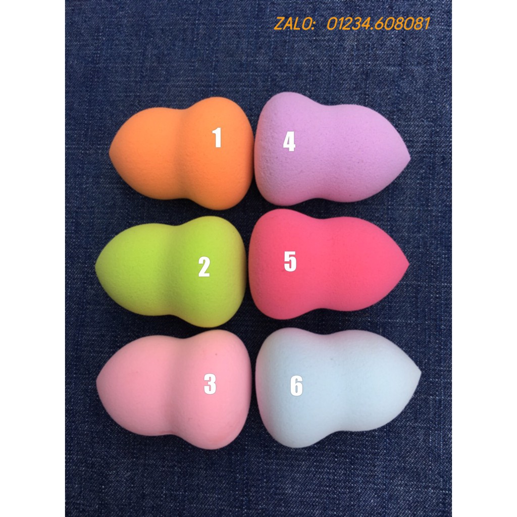 Mút tán kem nền hồ lô D1 giao màu ngẫu nhiên
