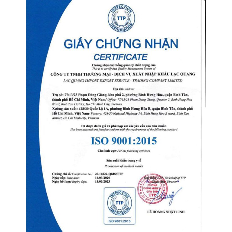 Khẩu Trang Y Tế 4 lớp kháng khuẩn