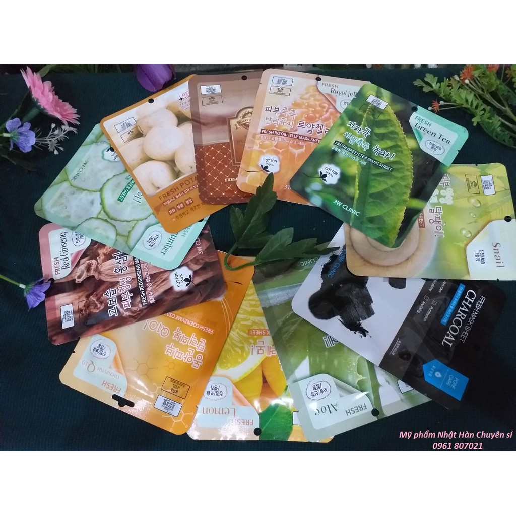 Mặt nạ 3W Clinic bộ 10 miếng ( 1 mùi) | BigBuy360 - bigbuy360.vn