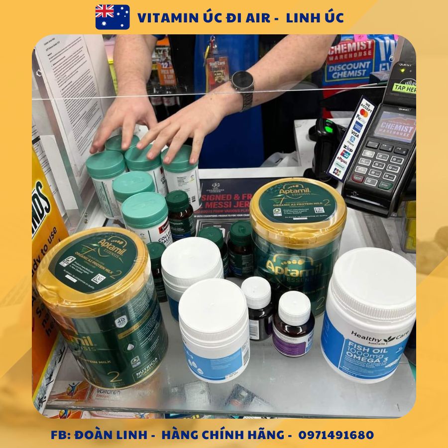 Dầu cá tự nhiên Healthy Care Fish Oil 1000mg Omega 3, 400 viên, Date xa