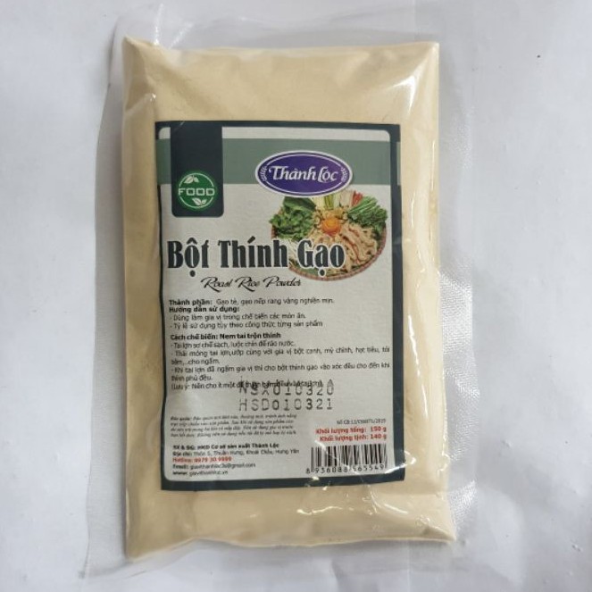 Bột thính gạo 150g - gia vị không thể thiếu cho món nem thính