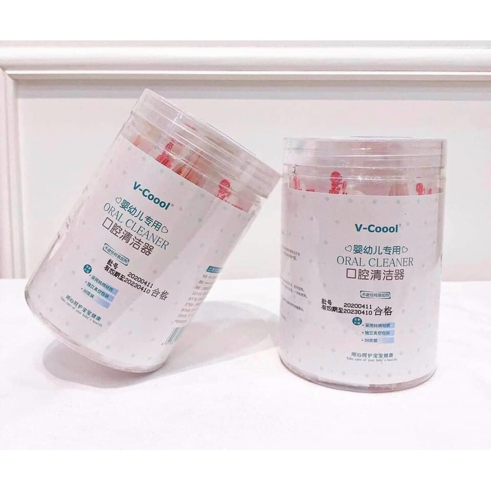 RƠ LƯỠI ⚡️FREESHIP⚡️ Cây rơ lưỡi VCOOL dạng que cho em bé, trẻ em sơ sinh