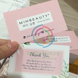 THANKCARD SPA THIẾT KẾ THEO YÊU CẦU